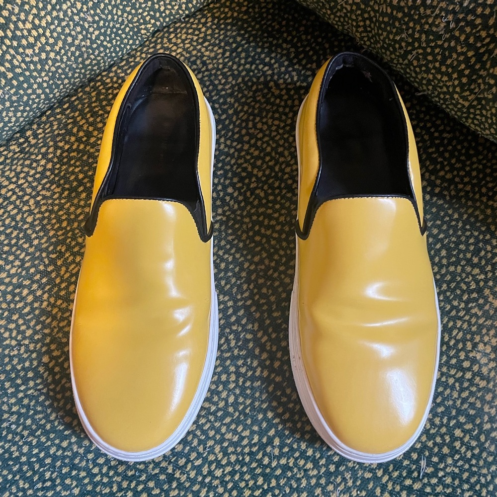 Celine leather slip-on trainer sneakers - Picture 3 of 12